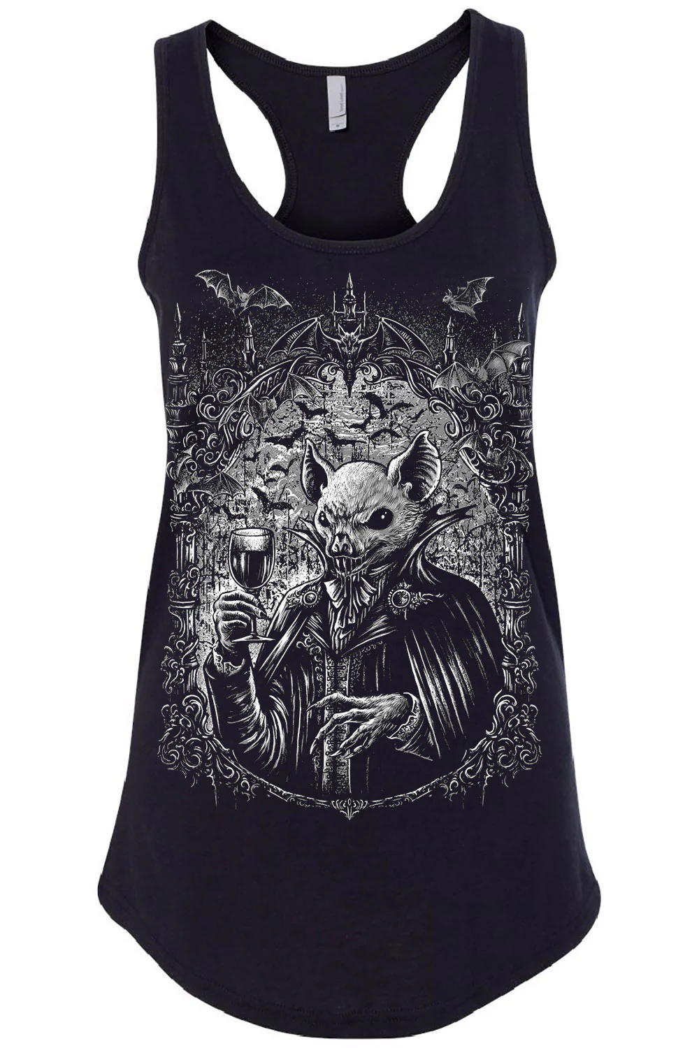 Victorian Vampire Bat T-shirt - Image 7
