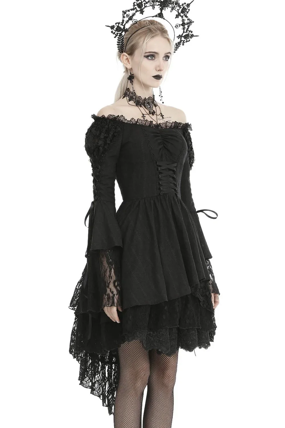 Victorian Vampress Dress - Image 2