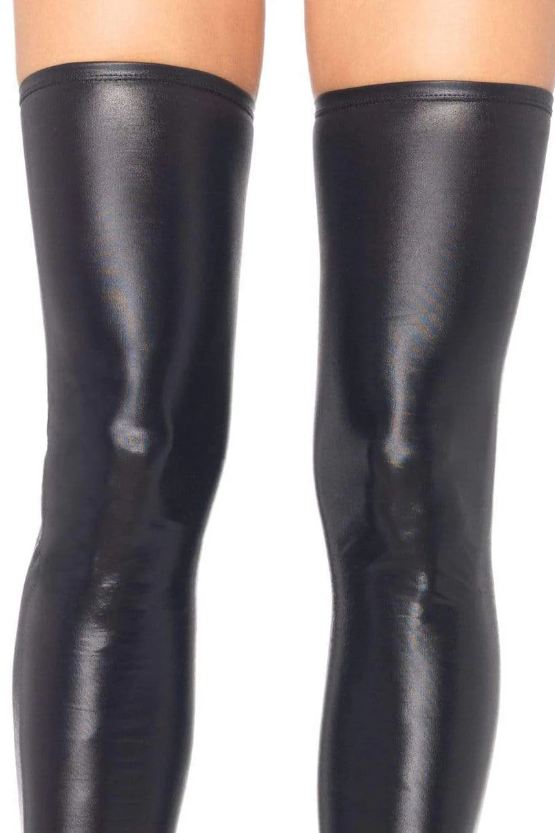 Villain Era Wetlook Thigh Highs - Image 3
