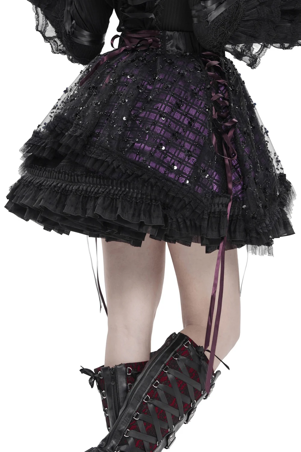 Violet Starlight Mini Skirt