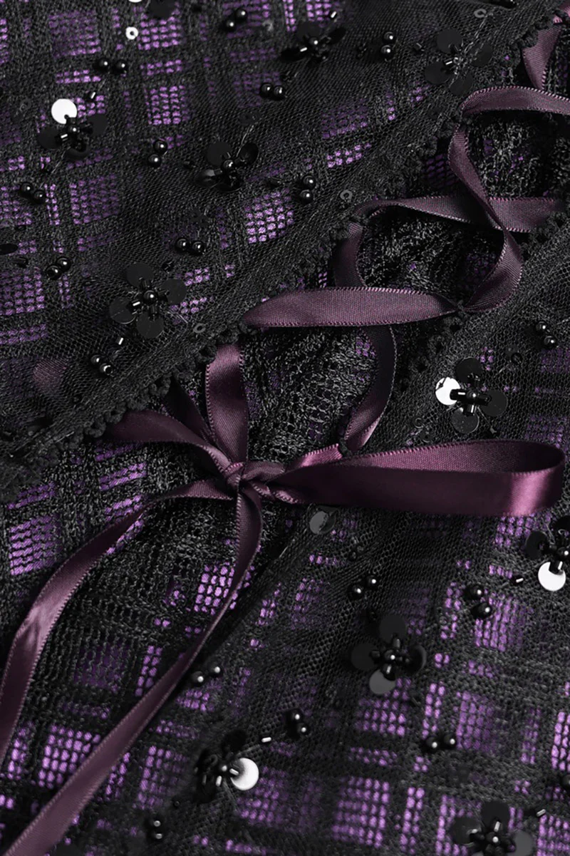 Violet Starlight Mini Skirt - Image 10