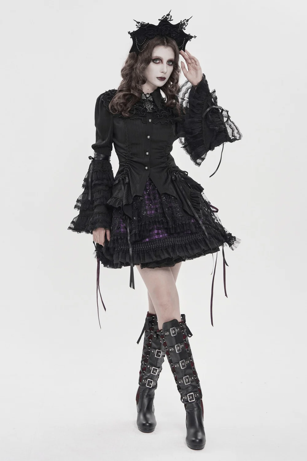 Violet Starlight Mini Skirt - Image 5