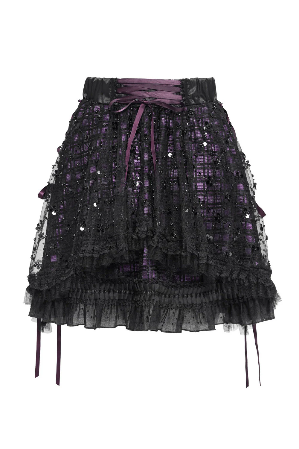 Violet Starlight Mini Skirt - Image 6