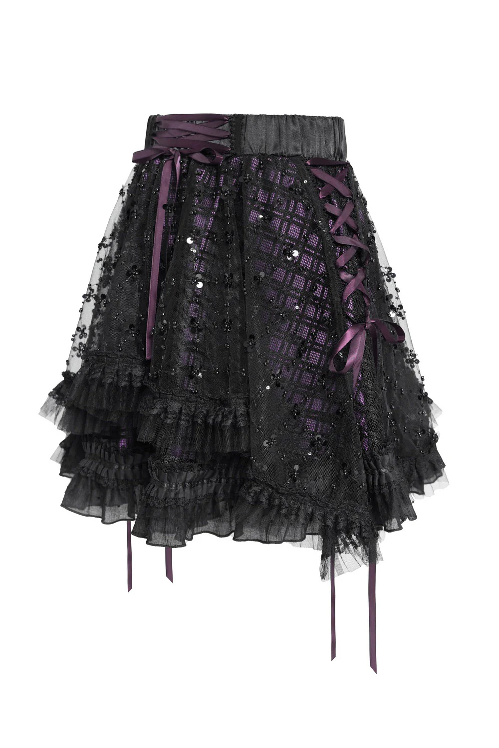 Violet Starlight Mini Skirt - Image 7