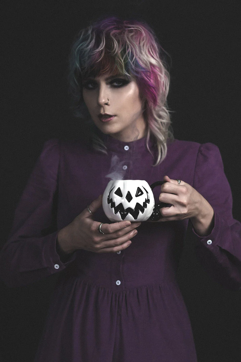 White Pumpkin Haunted Hallows Mug [WHITE] - Image 6