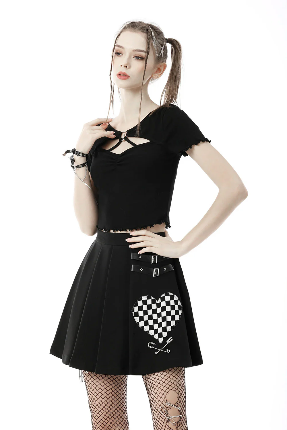 Wicked Wonderland Pleated Skirt - Image 3