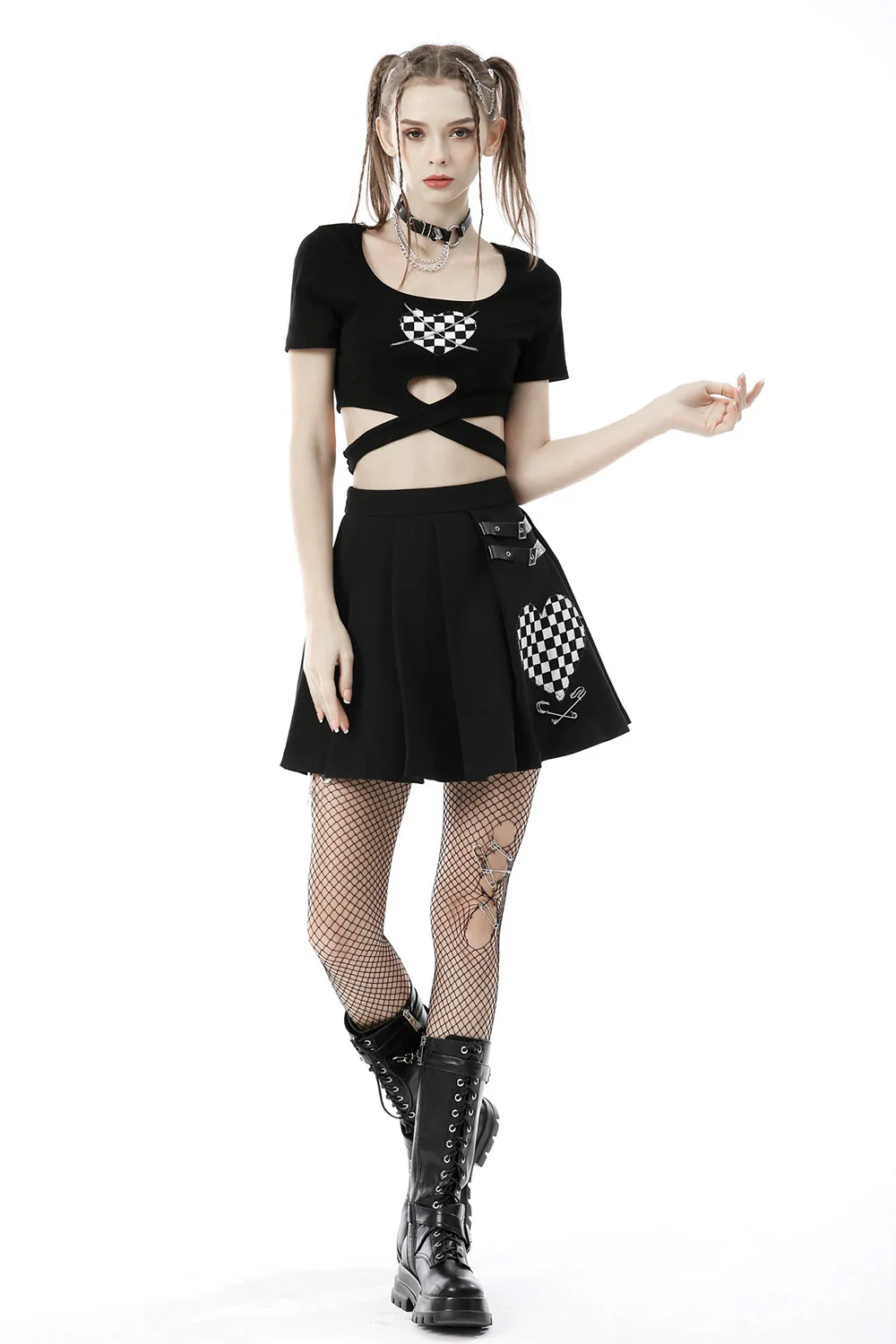Wicked Wonderland Pleated Skirt - Image 5