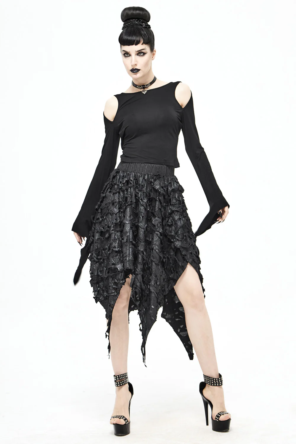 Witchery Tattered Skirt - Image 6