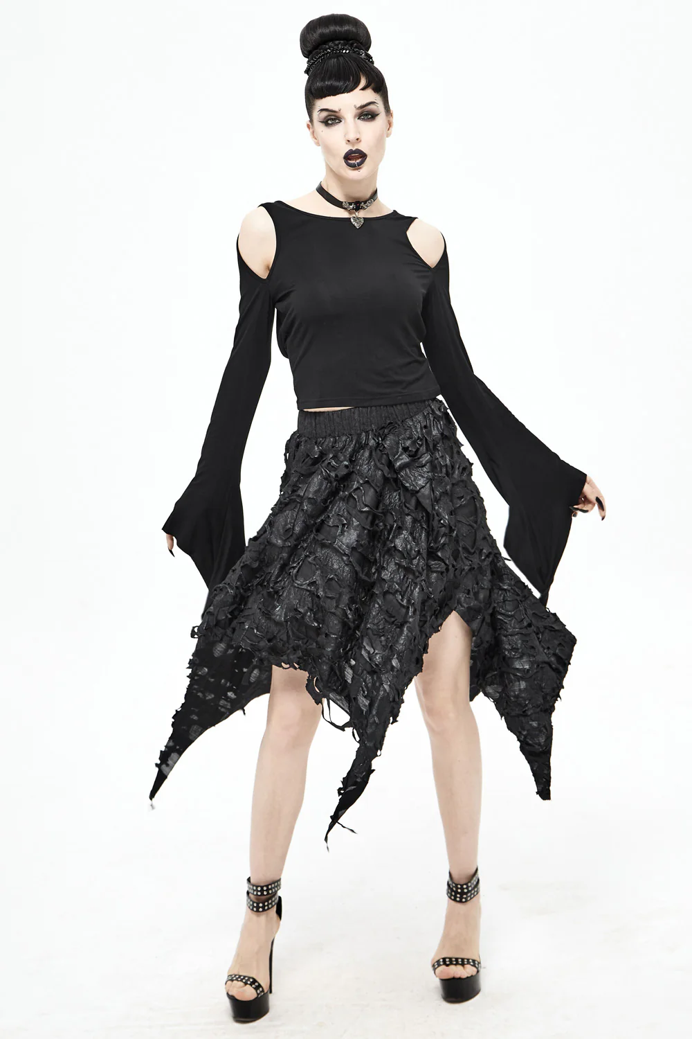 Witchery Tattered Skirt - Image 7