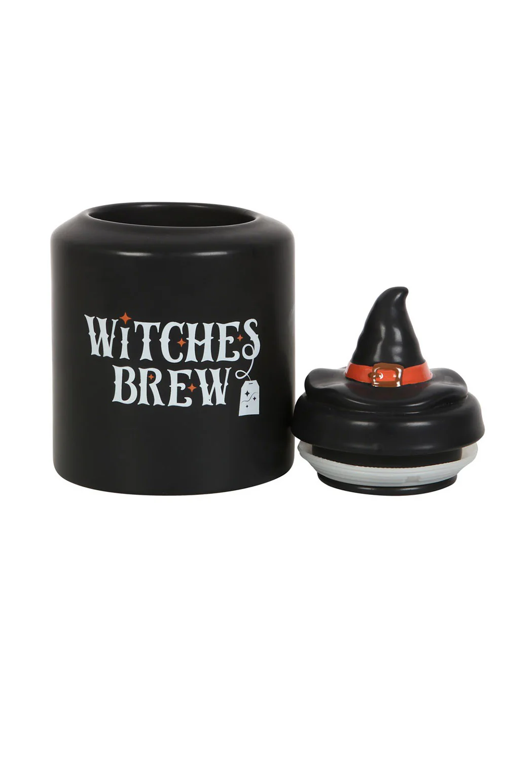 Witches Brew Ceramic Halloween Tea Canister - Image 4