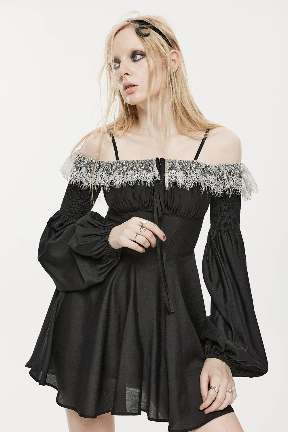 Woodland Witch Peasant Dress - Image 2