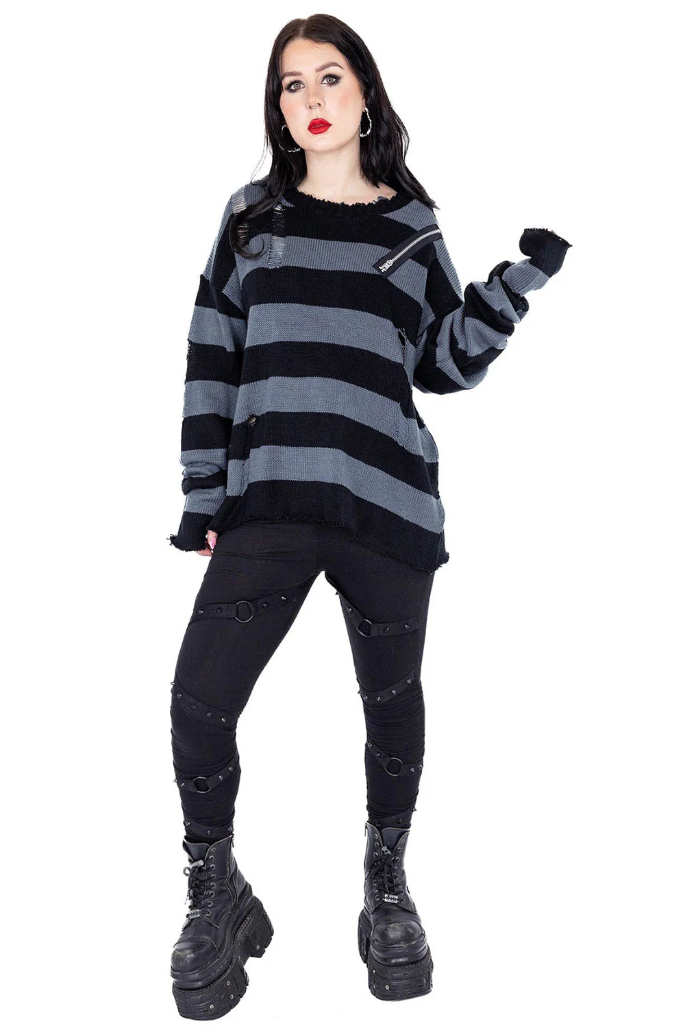 Your Worst Nightmare Jumper Sweater [Black/Grey] - Image 3