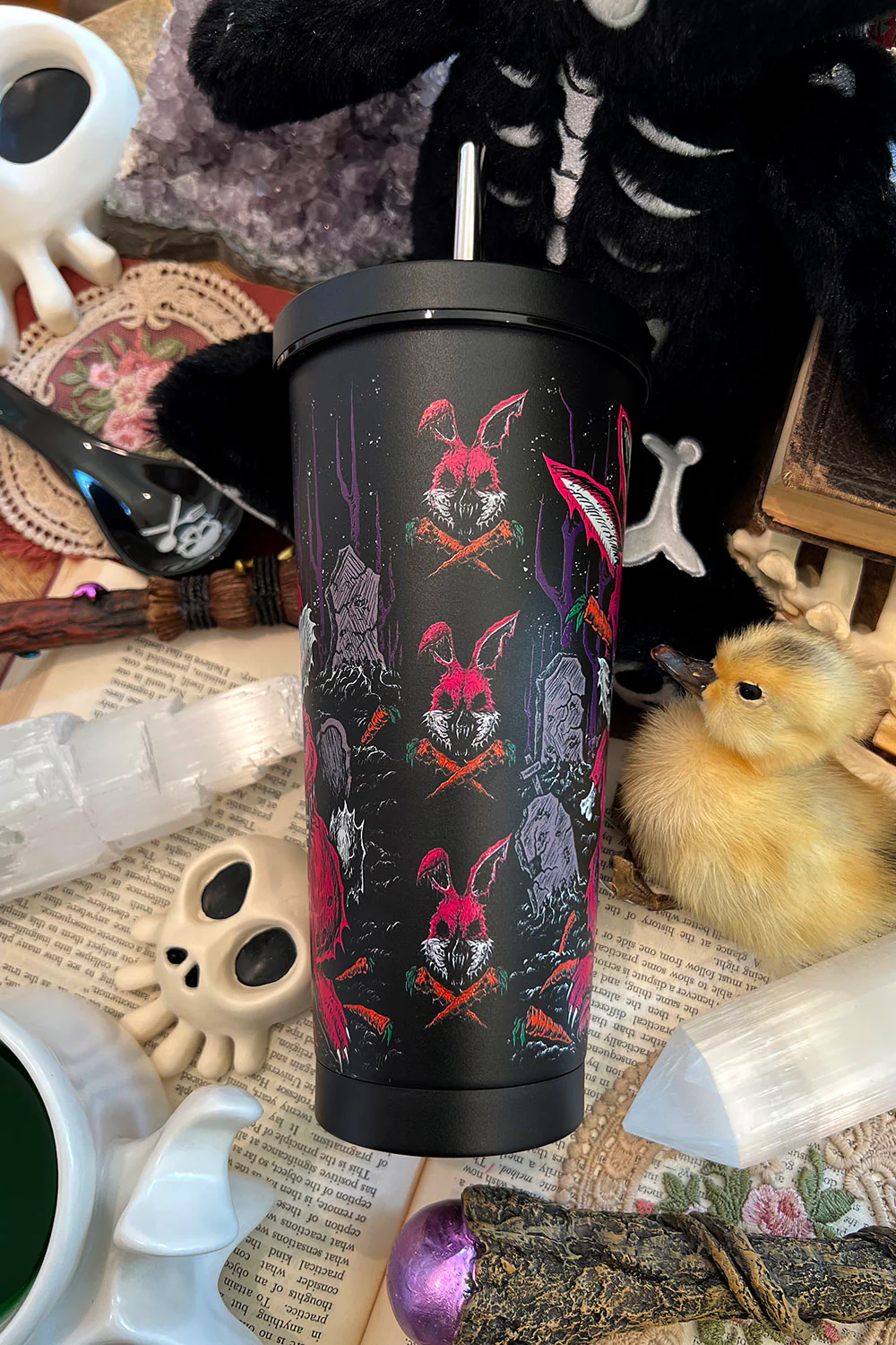 Zombunny Cold Brew Tumbler with Straw - Image 3